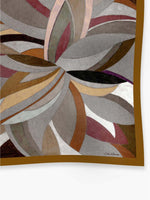 Cinzia Rocca Maxi Wool &amp; Silk Scarf with Stylized Pattern