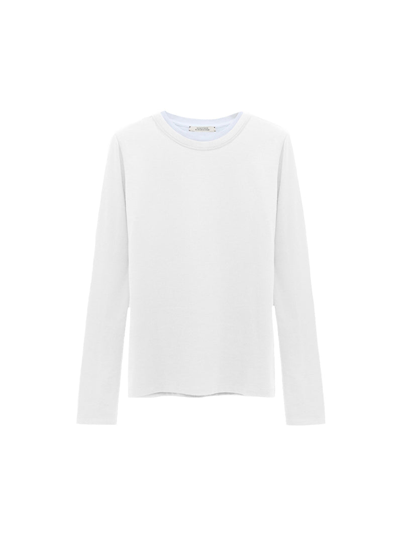Dorothee Schumacher All Time Favourites Double Layer Neckline Long Sleeve Top