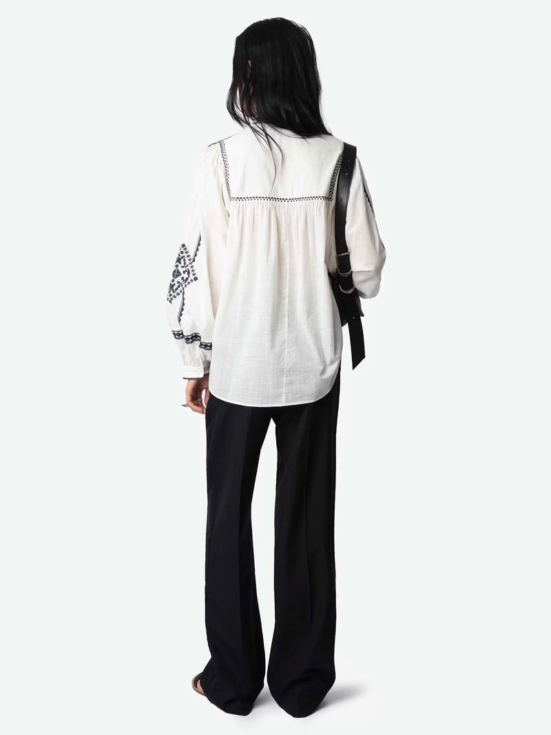 Zadig &amp; Voltaire Tigy Kozak Blouse