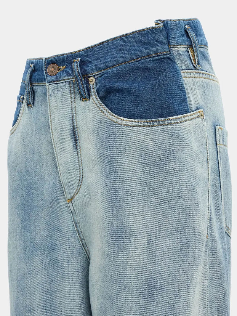 Dorothee Schumacher Denim Romance Two-tone Baggy Jeans
