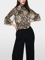 Marc Cain Leopard Print Blouse
