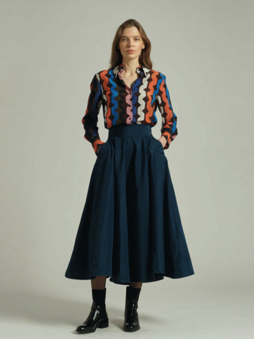 Sara Roka Becka Button Down Blouse