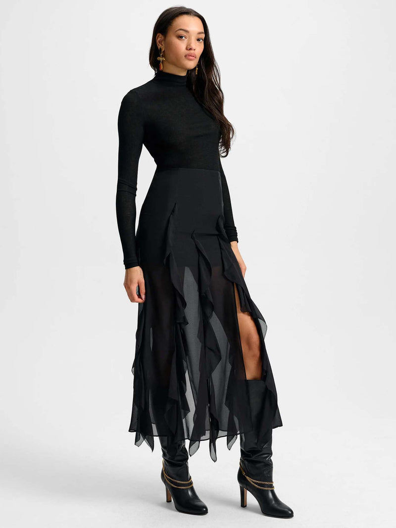 Veronica Beard Ava Silk Maxi Skirt