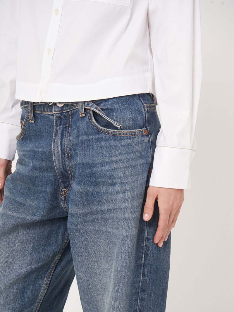 Repeat Long Sleeve Button Front Shirt