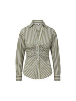 Veronica Beard Devra Striped Button-Down Shirt