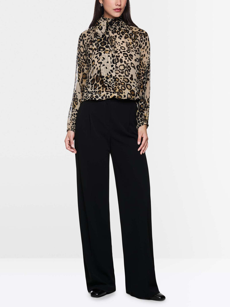 Marc Cain Leopard Print Blouse