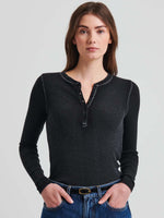 Patrick Assaraf Vintage Rib Henley