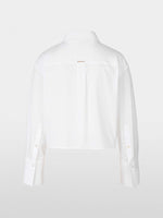 Marc Cain Cropped Blouse with Tie Collar