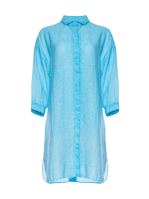 Ploumanac'h Lady Linen Shirt Dress