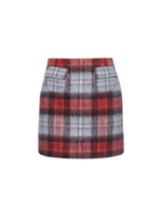 N&deg;21 Checked Mini Skirt