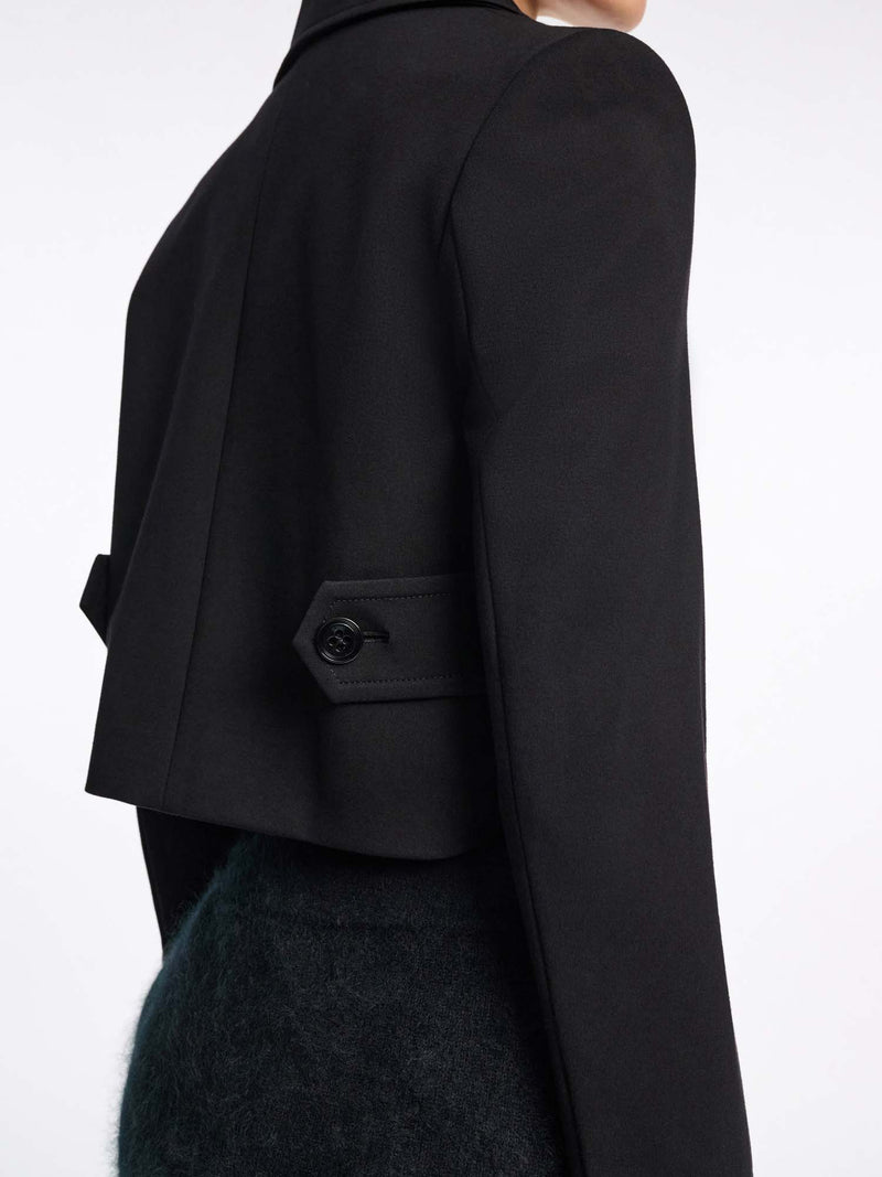Dorothee Schumacher Emotional Essence Cropped Double Breasted Jacket