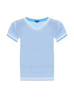 Patrick Assaraf Classic Reverse Spray V-neck T-shirt