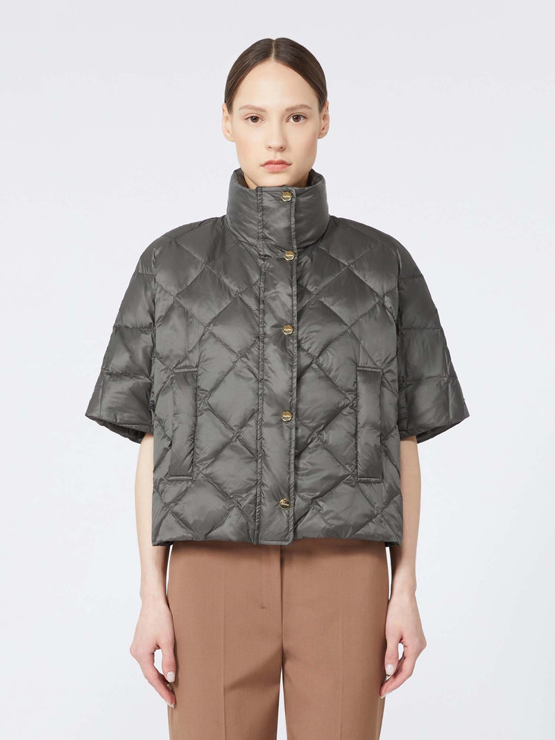 Max Mara Cube Tresi Quilted Poncho
