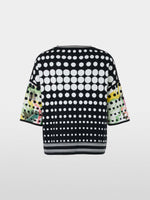 Marc Cain Sports Elbow Sleeve Sweater with Circle Details