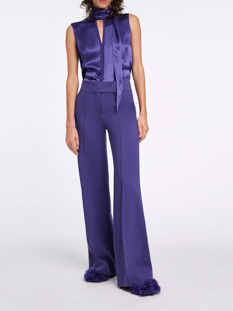 Dorothee Schumacher Sense of Shine Top with Scarf Detail