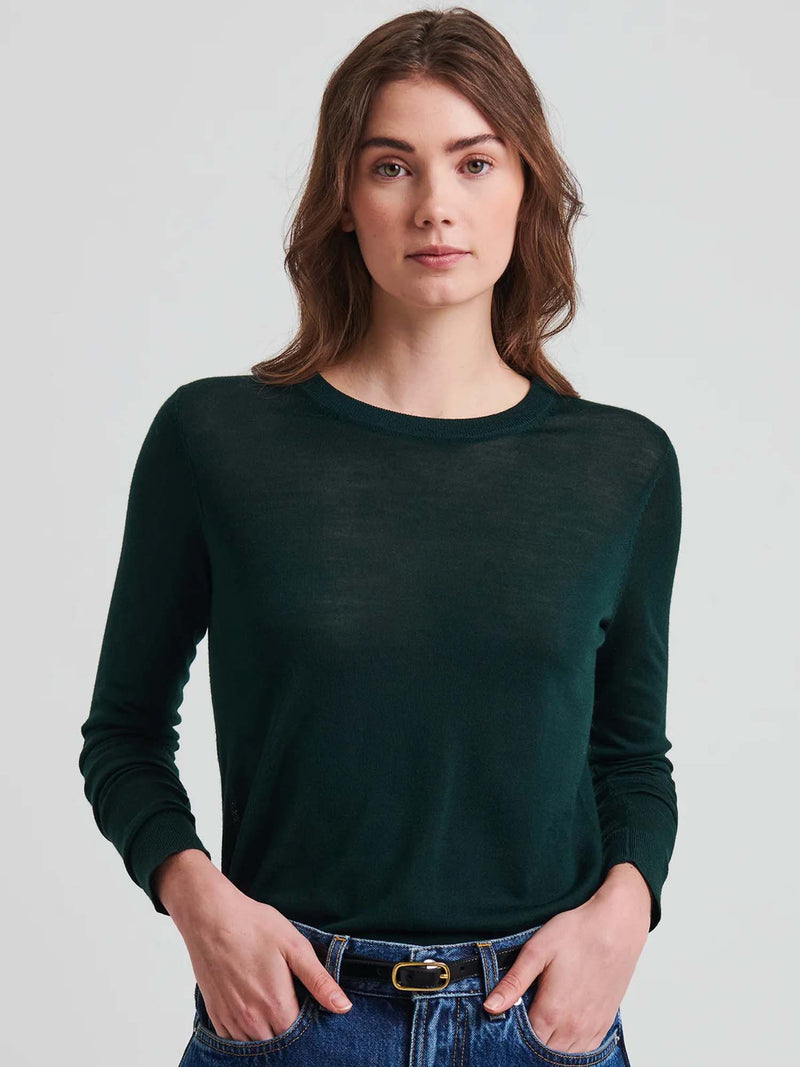 Patrick Assaraf Merino Classic Crewneck