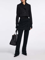 Dorothee Schumacher Emotional Essence Cropped Double Breasted Jacket