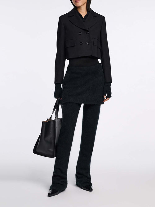 Dorothee Schumacher Emotional Essence Cropped Double Breasted Jacket