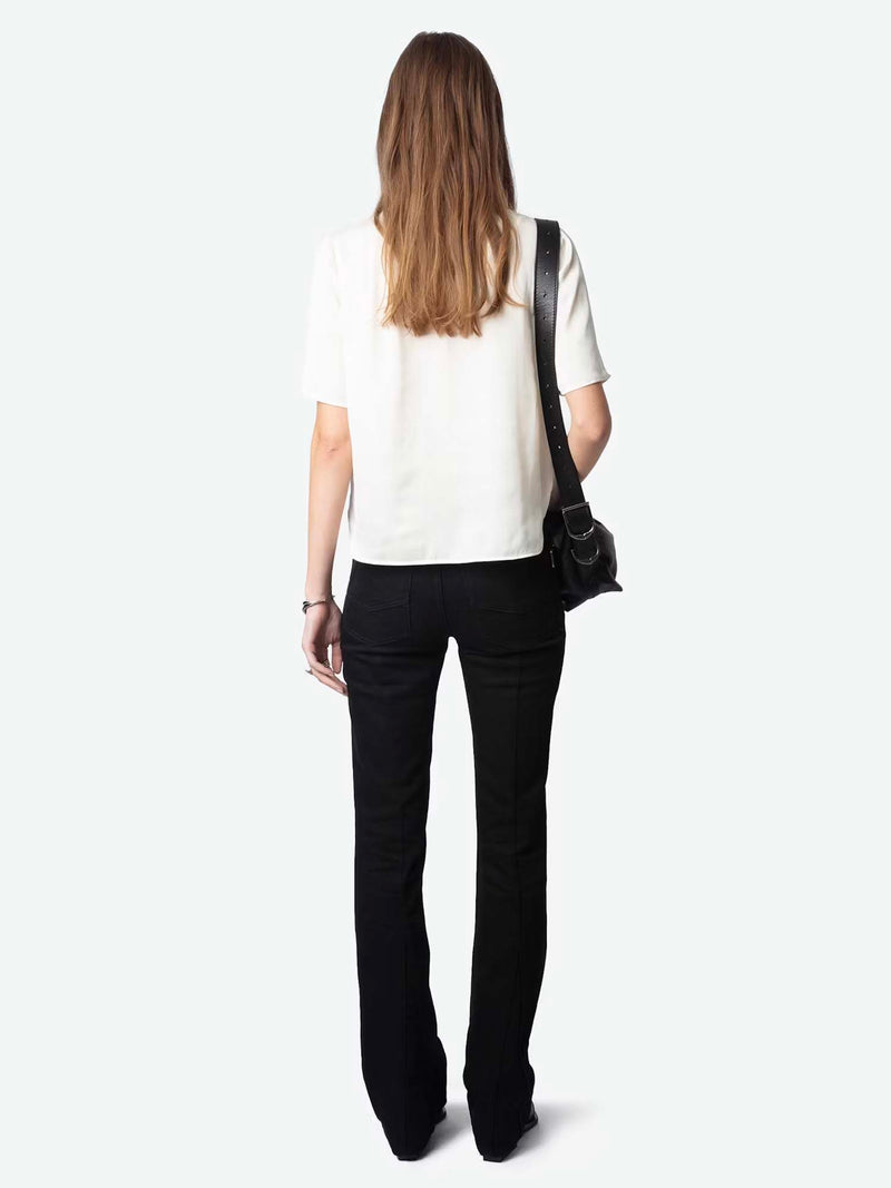 Zadig &amp; Voltaire Topher Satin Top