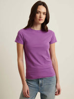 Patrick Assaraf SS Iconic Sublime Fitted Crewneck