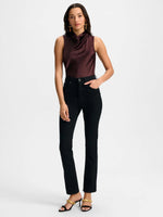 Veronica Beard Tam Silk Sleeveless Top