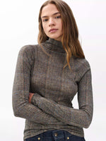 Rag &amp; Bone Shaw Panelled Long Sleeve Plaid Tee