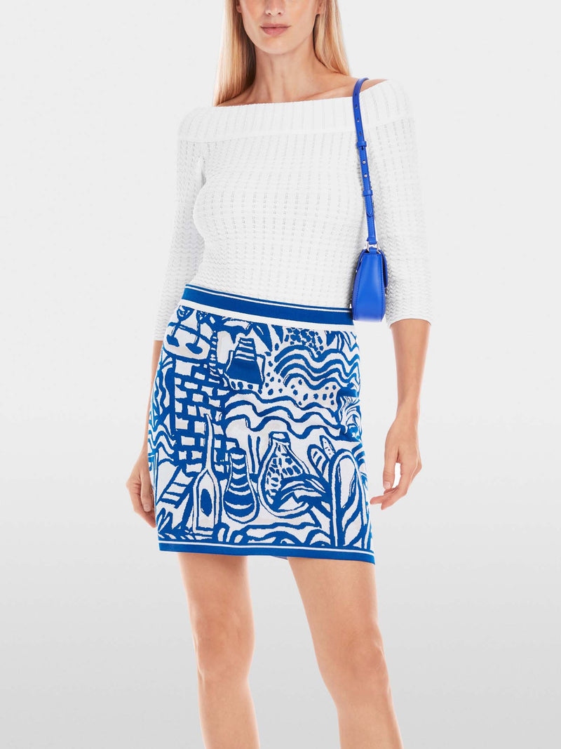 Marc Cain 3/4 Sleeve Boatneck Sweater