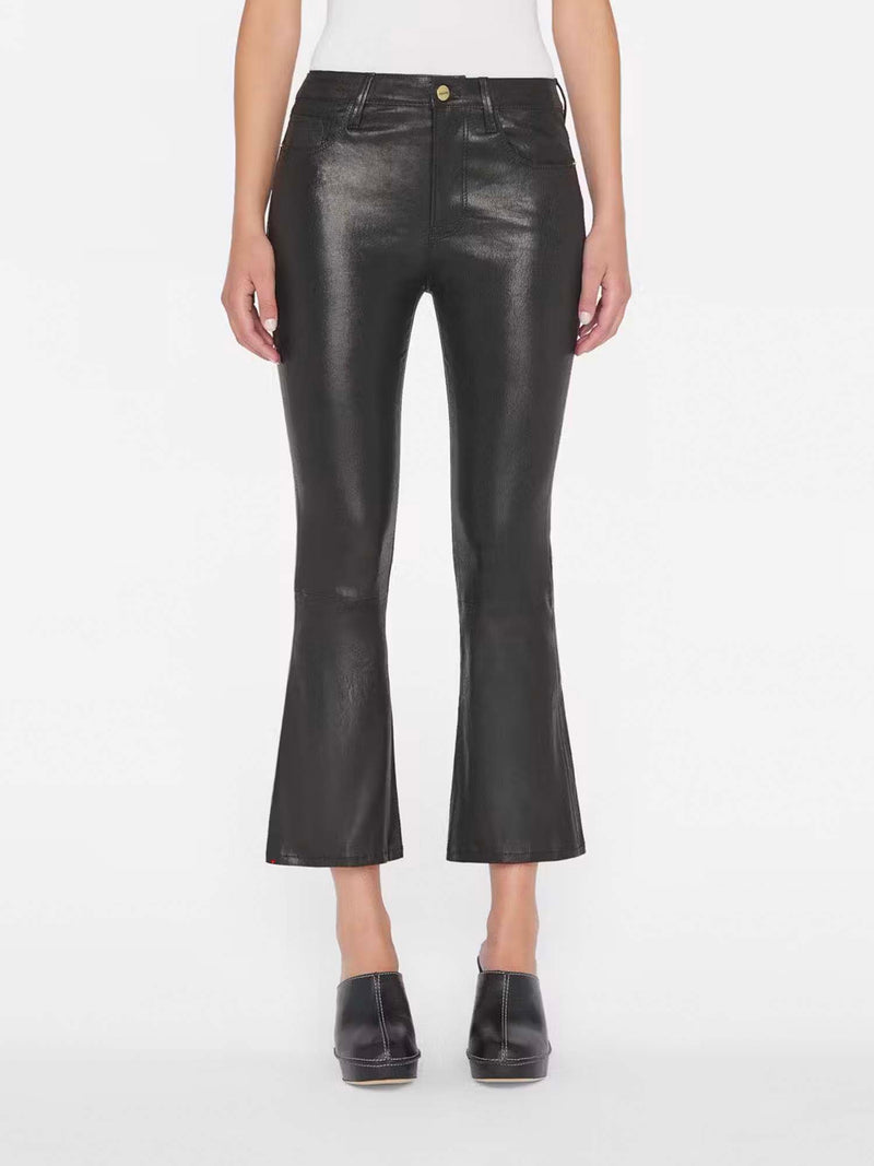 Frame Le Crop Mini Boot Leather