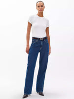 Rag &amp; Bone Feather Weight Logan Mr Wide Leg Jeans