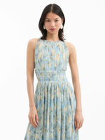 Veronica Beard Yardley Pleated Maxi Dress