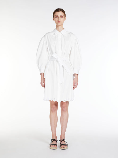 Max Mara Weekend Corinto Long Sleeve Dress White