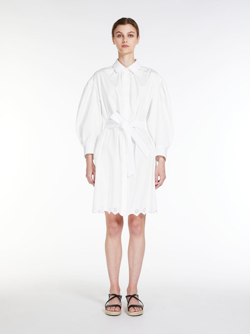 Max Mara Weekend Corinto Long Sleeve Dress White