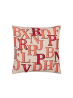 John Derian Alphabet Parchment Pillow 