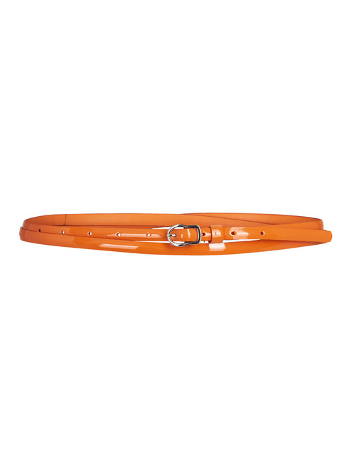 Dorothee Schumacher Reversible Simplicity Belt Sunset Orange