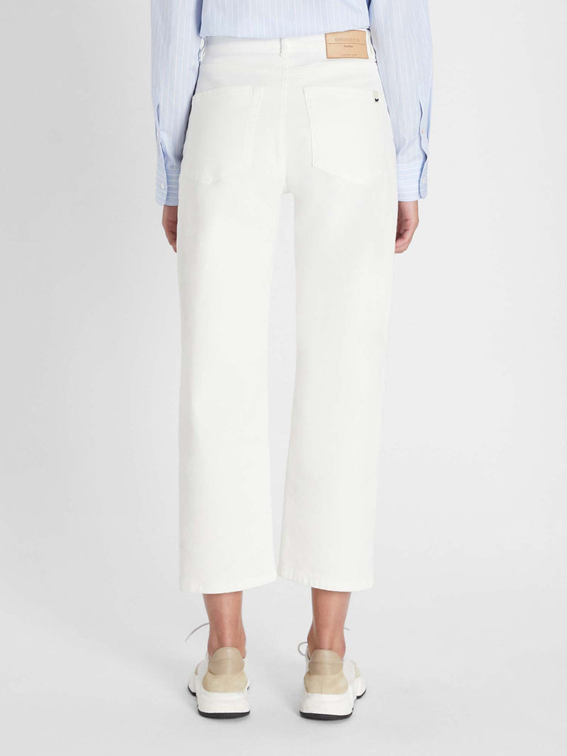 Max Mara Weekend Reseda Cotton Denim Trousers - Tea Rose