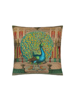 John Derian Peacock Emerald Pillow 
