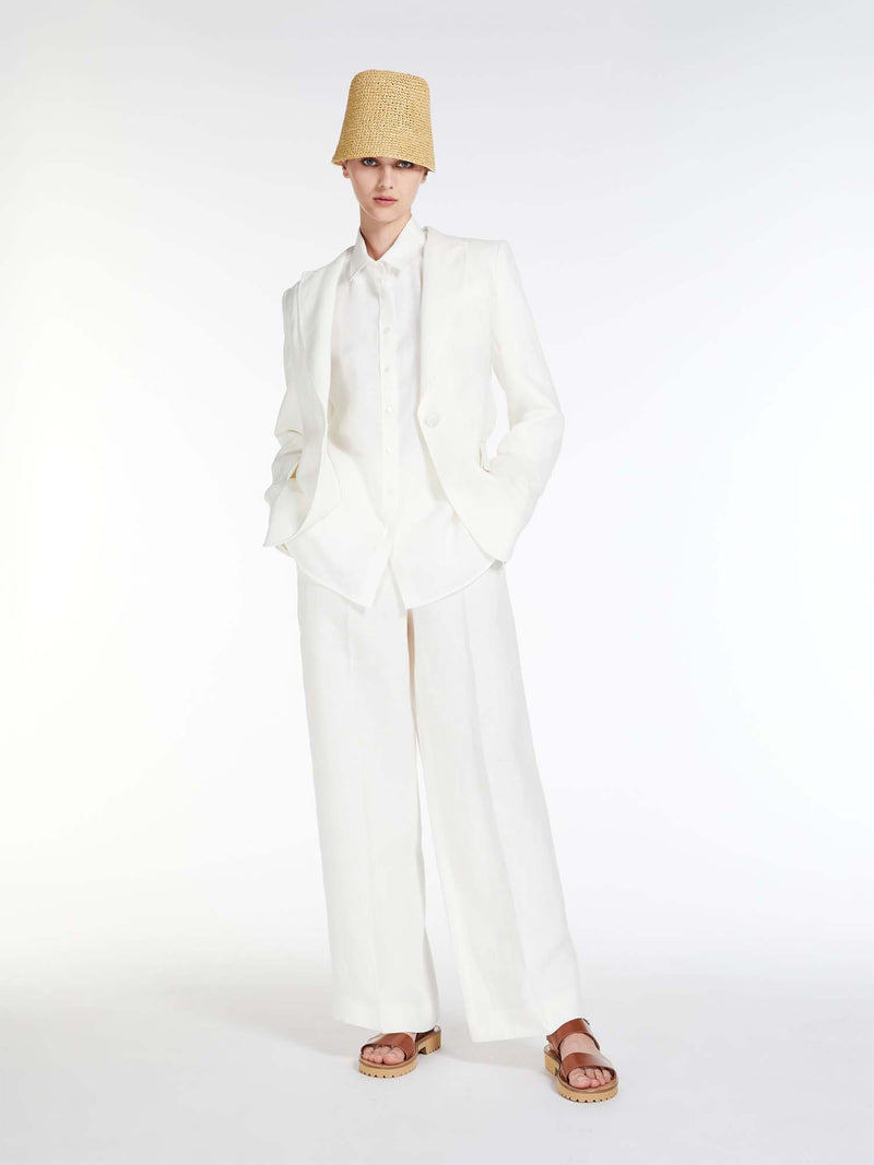 Max Mara Weekend Werner Collared Button Down Shirt White