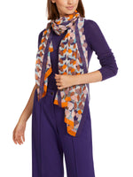 Marc Cain Scarf in Colorfil 60s Style Royal Purple