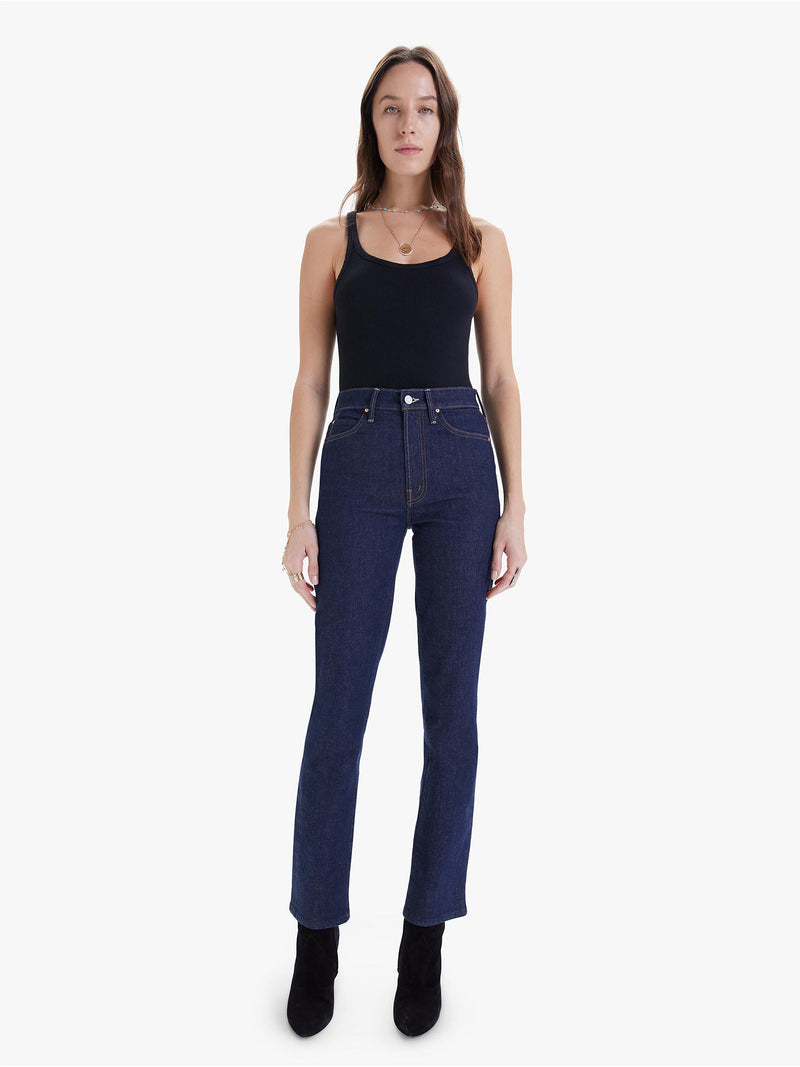 Mother Denim High Waisted Rascal Hover - Clean Up Your Act