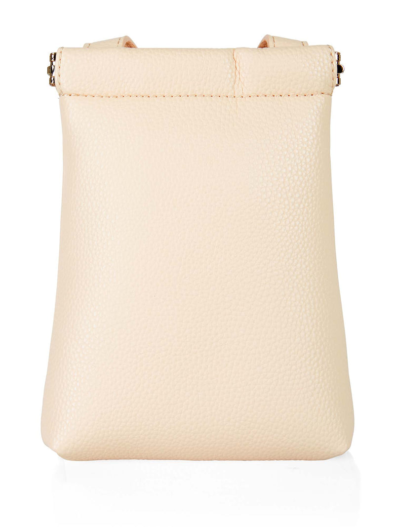 Marc Cain Mini Bag with Flap Fastening Creme
