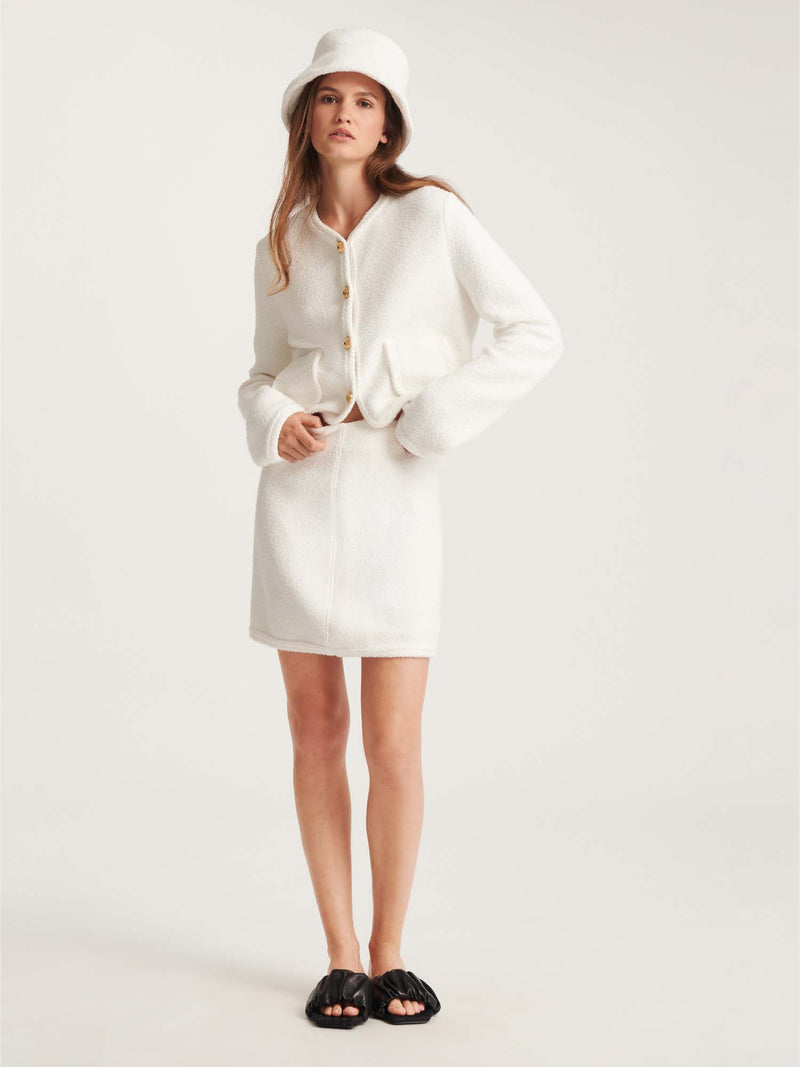 Dorothee Schumacher Cooling Towelling Skirt Off White
