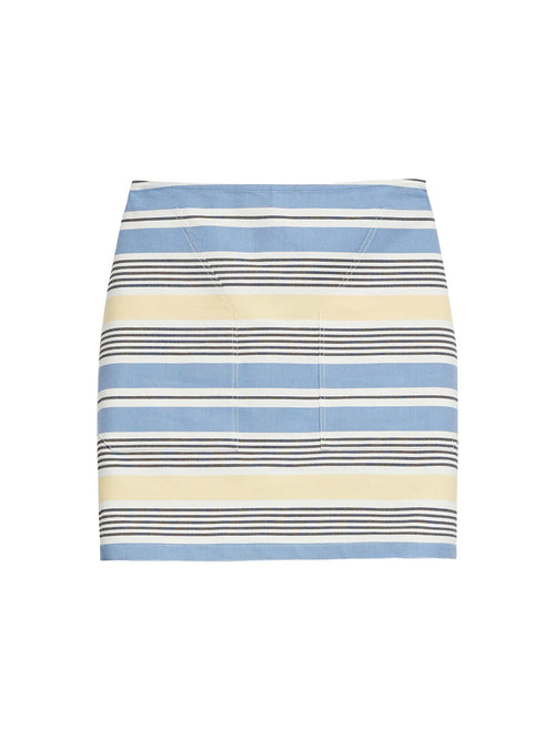 Max Mara Collections Pere Cotton Skirt Silk