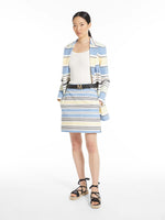 Max Mara Collections Pere Cotton Skirt Silk
