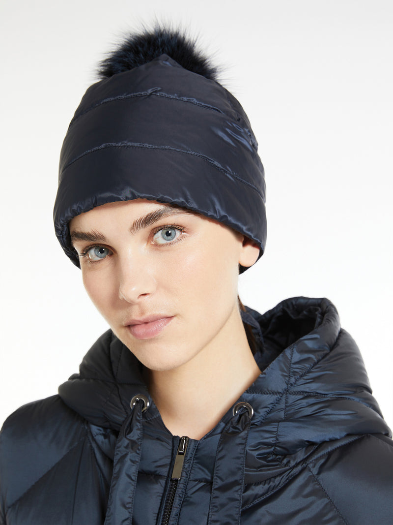 Max Mara Seipon Quilted Down Beanie - UPLOAD