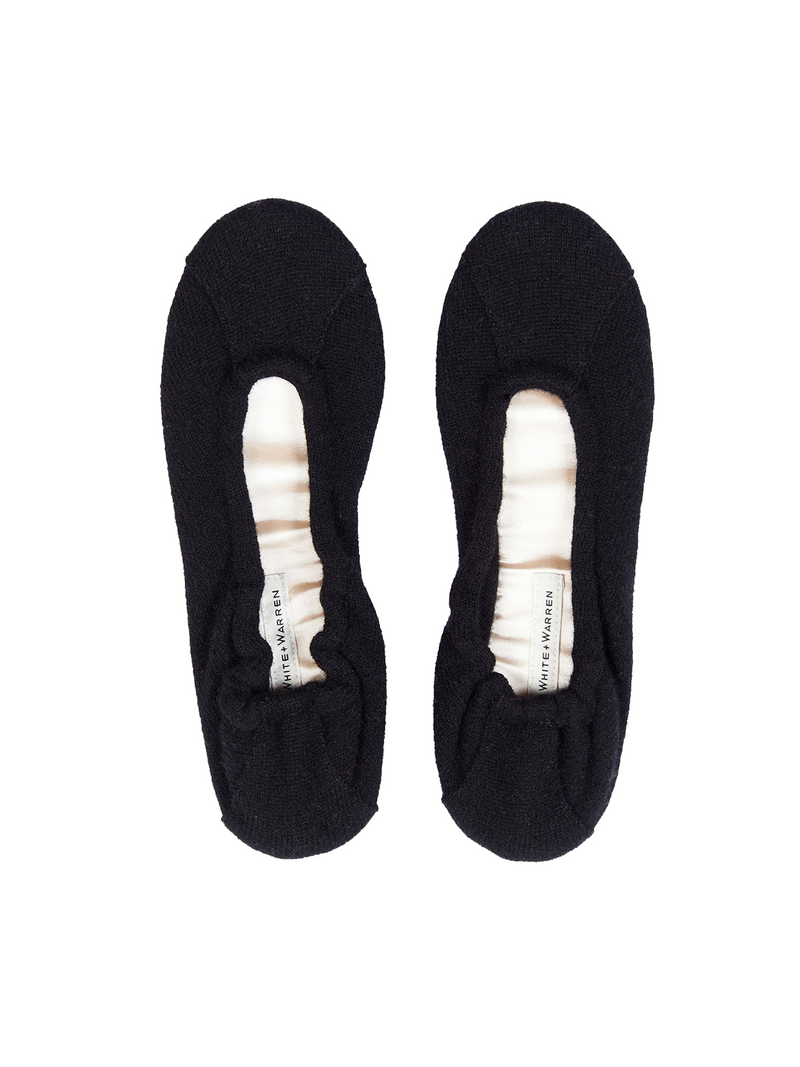 White Warren Cashmere Ballet Slipper