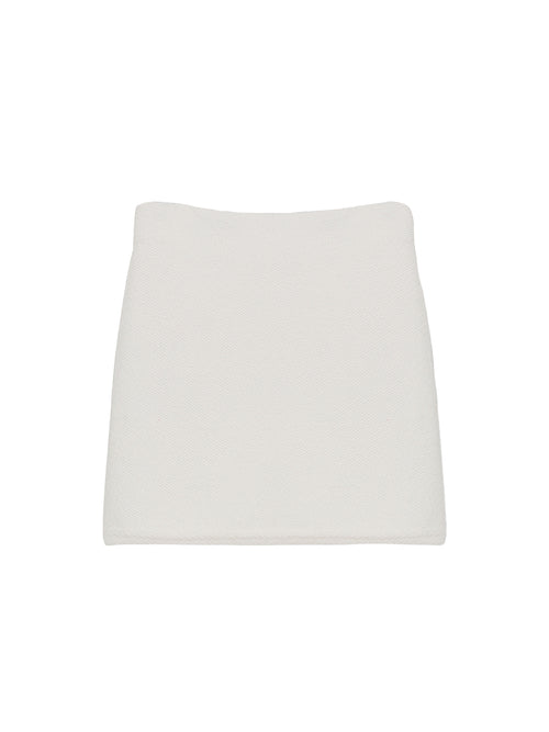 Dorothee Schumacher Cooling Towelling Skirt Off White
