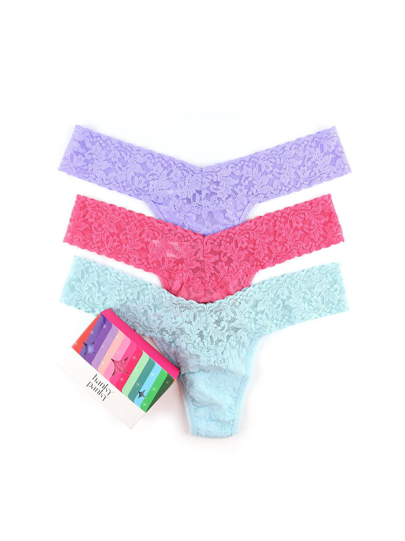 Hanky Panky Low Rise Thong Fashion Multipack