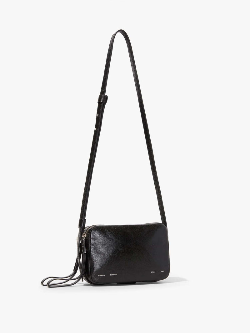 Proenza Schouler White Label Watts Leather Camera Bag Black