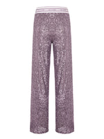 Cambio Alice Sequin Pants Lavender