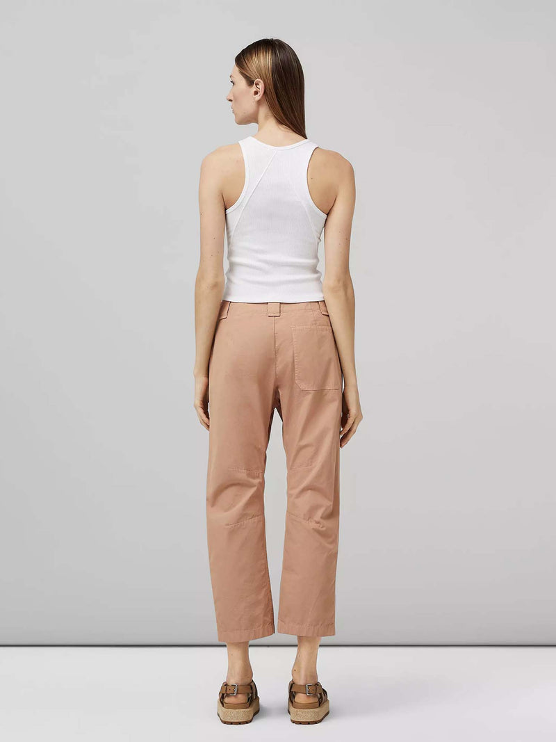 Rag & Bone Leyton Workwear Cotton Pant Pink